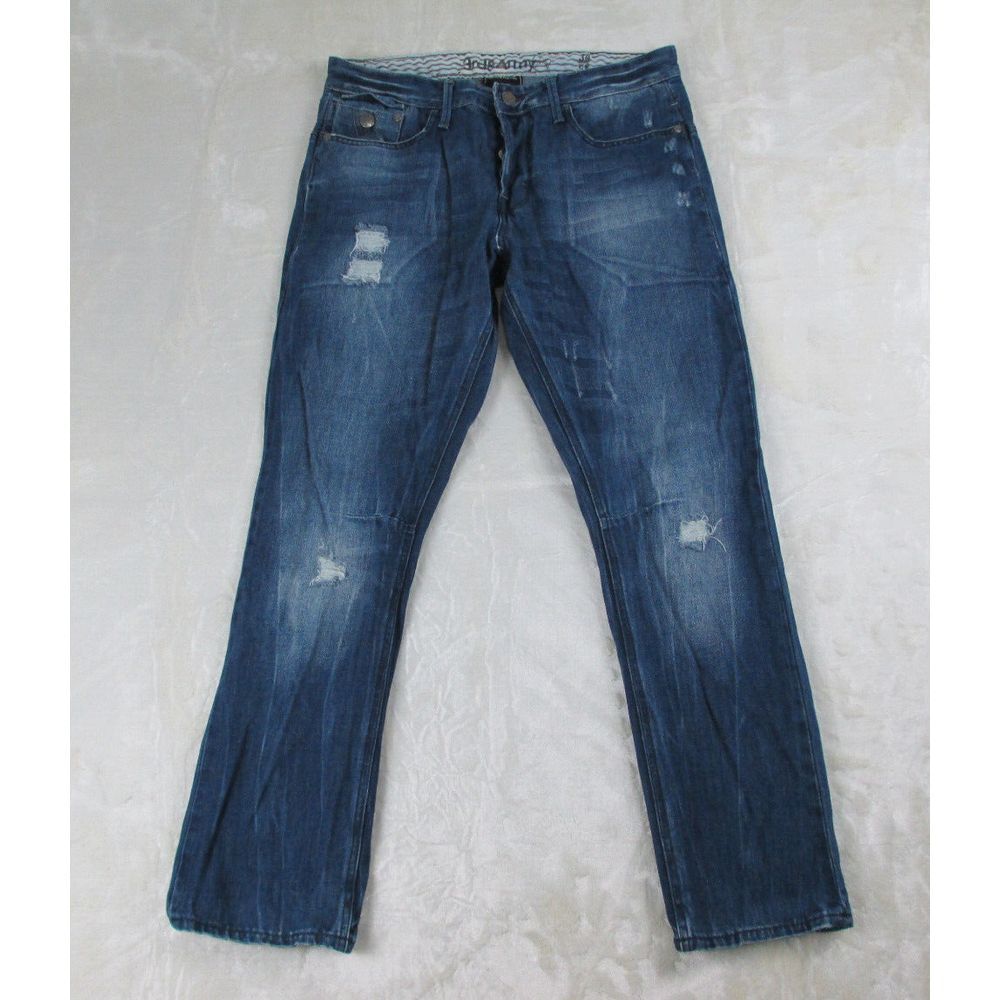 Third & Army Pants Mens 34 Blue‎ Denim Jeans Anderson Casual 34X32